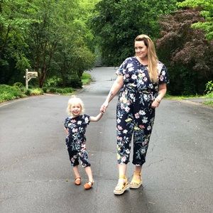 Loft Floral Jumpsuit
